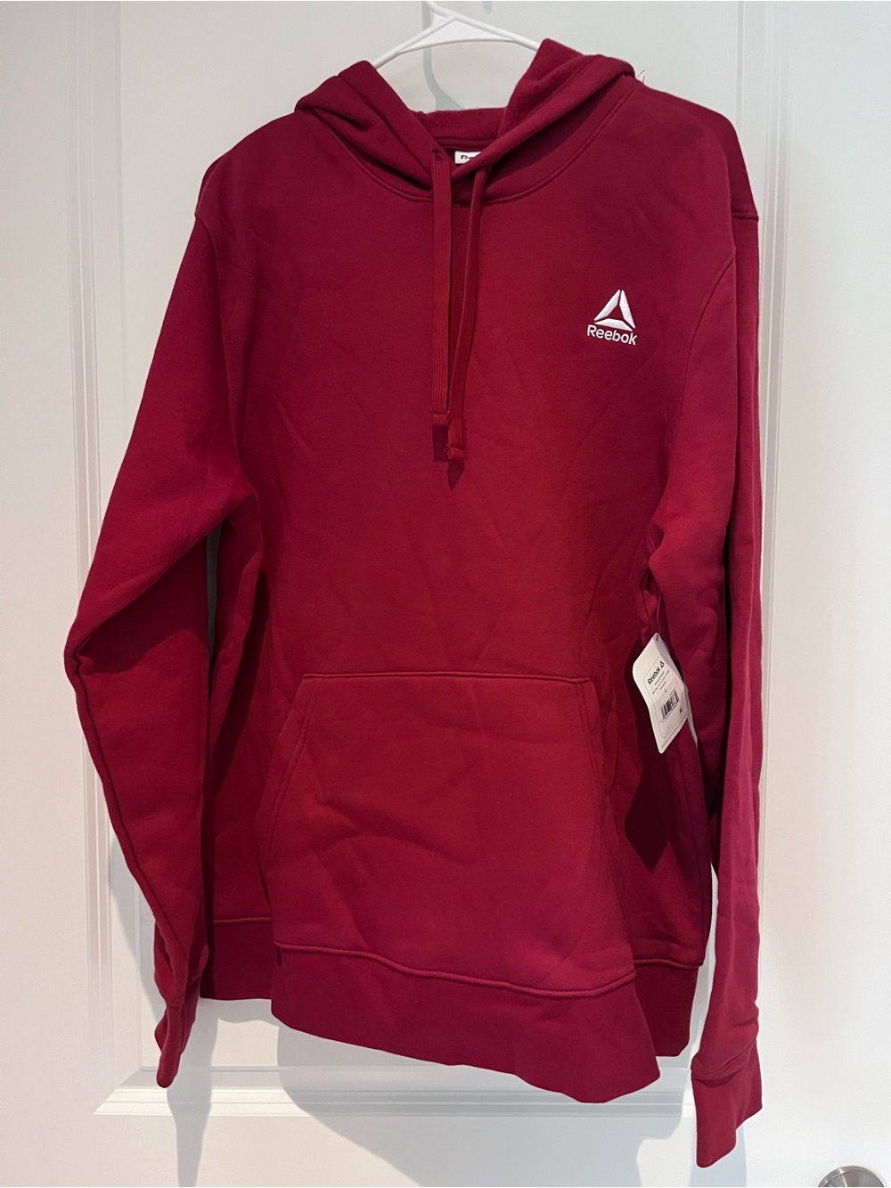Reebok Men’s Deep Red Pullover Hoodie